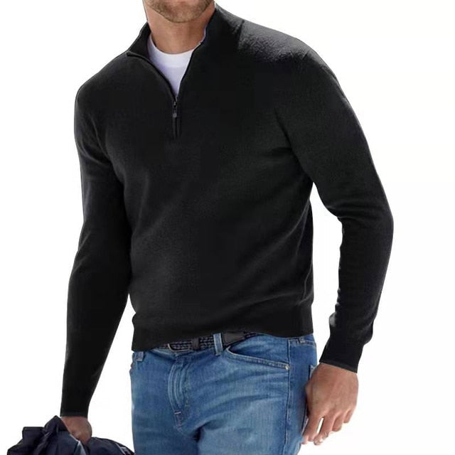 Pull d'hiver chaud homme – Pull classique en laine pour temps froid