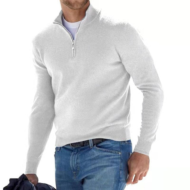 Pull d'hiver chaud homme – Pull classique en laine pour temps froid