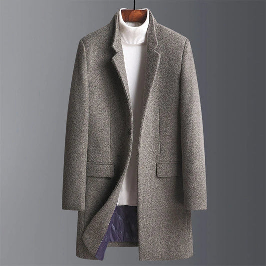 Manteau d'hiver homme – Manteau en laine classique chaud et élégant