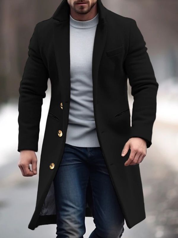 Manteau d'hiver en laine – Manteau élégant et chaud pour femme