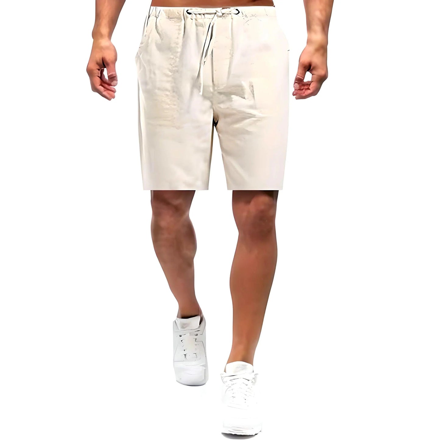 Shorts en lin pour la plage – Shorts décontractés légers et confortables