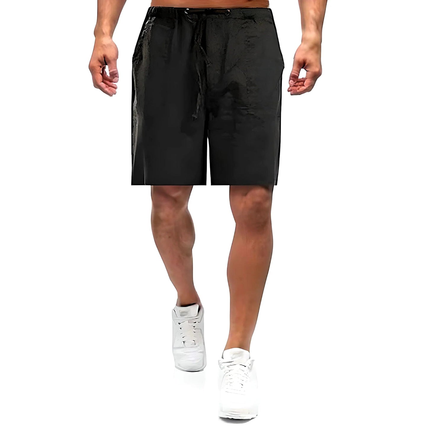 Shorts en lin pour la plage – Shorts décontractés légers et confortables