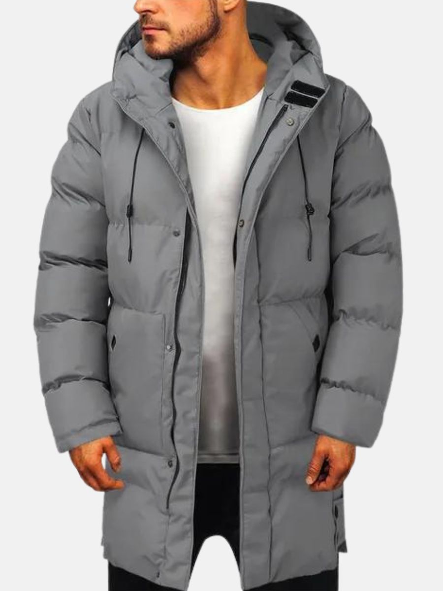 Parka chaude homme – Veste décontractée en tissu résistant et isolant