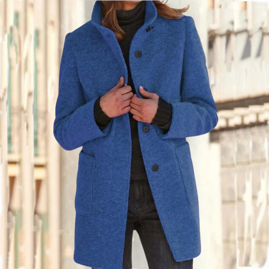 Manteau d'hiver femme – Manteau élégant décontracté en laine chaud