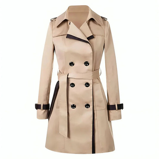 Manteau trench femme long – Veste élégante et chic pour automne-hiver