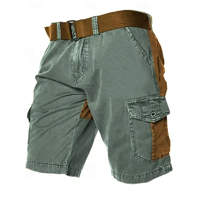 Shorts cargo été – Shorts légers et confortables en coton pour hommes