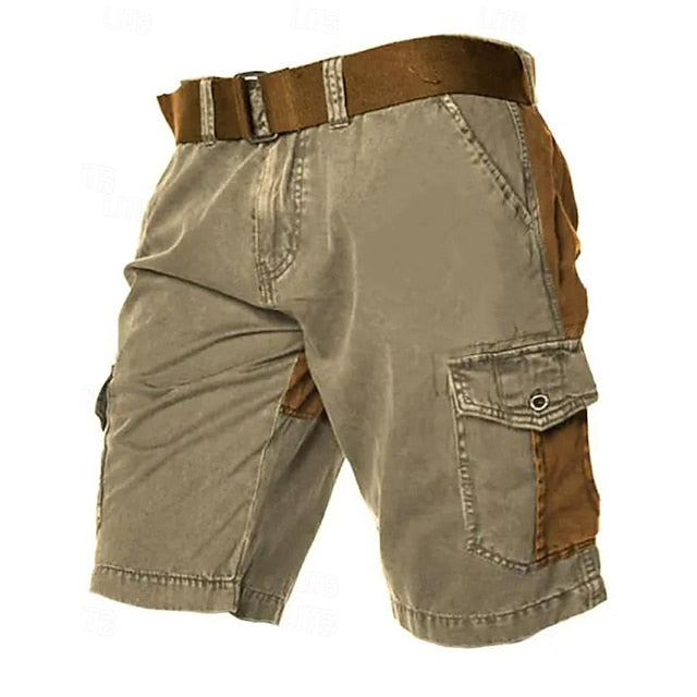 Shorts cargo été – Shorts légers et confortables en coton pour hommes