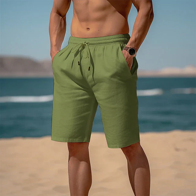 Shorts en lin homme – Shorts stylés légers et confortables pour été