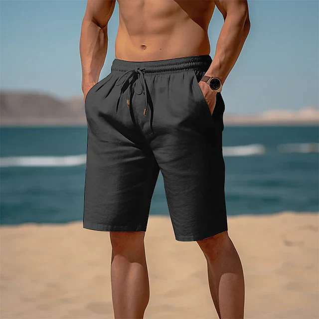 Shorts en lin homme – Shorts stylés légers et confortables pour été