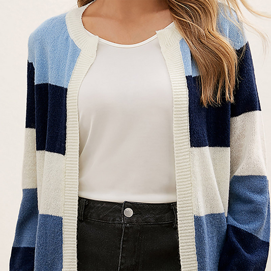 Cardigan élégant femme – Cardigan luxe en tricot doux et chic