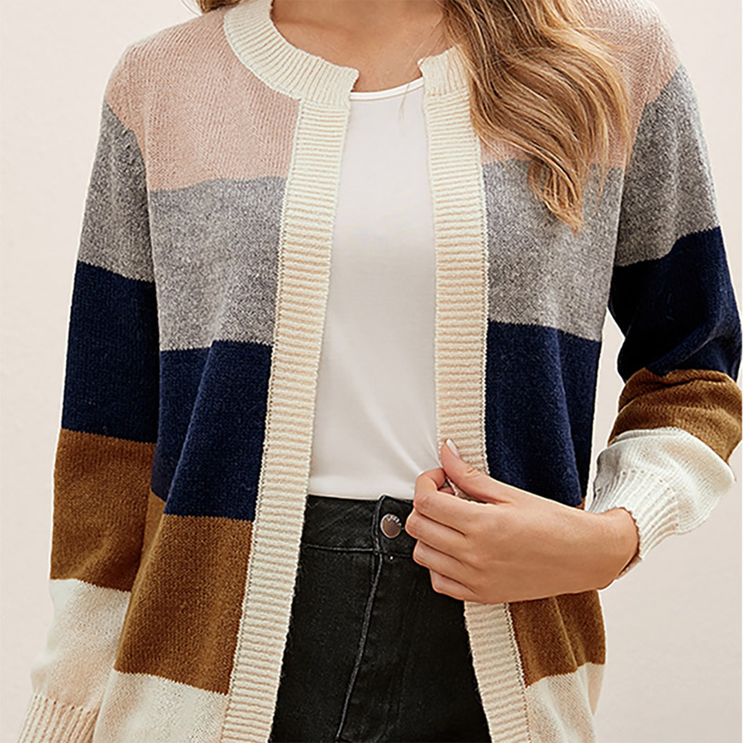 Cardigan élégant femme – Cardigan luxe en tricot doux et chic