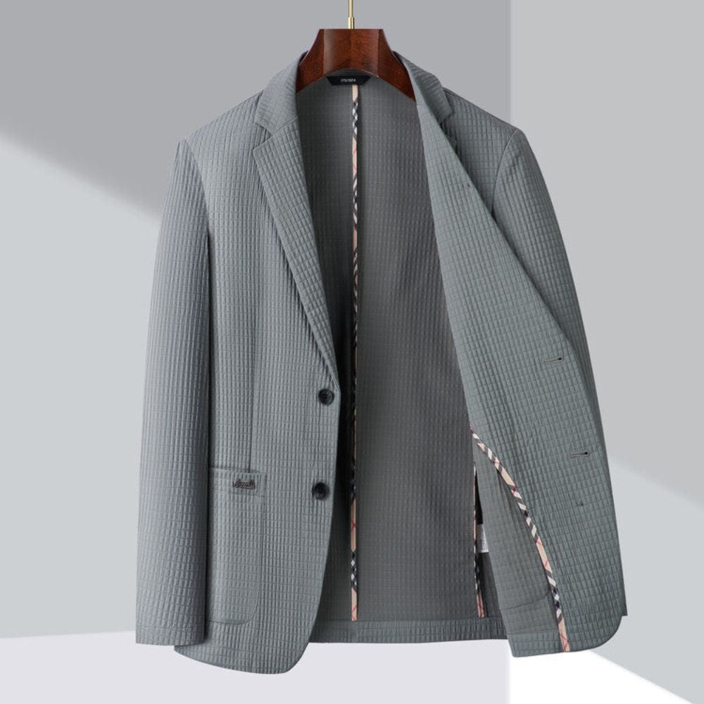 Blazer homme élégant – Veste formelle luxe coupe moderne pour occasions spéciales