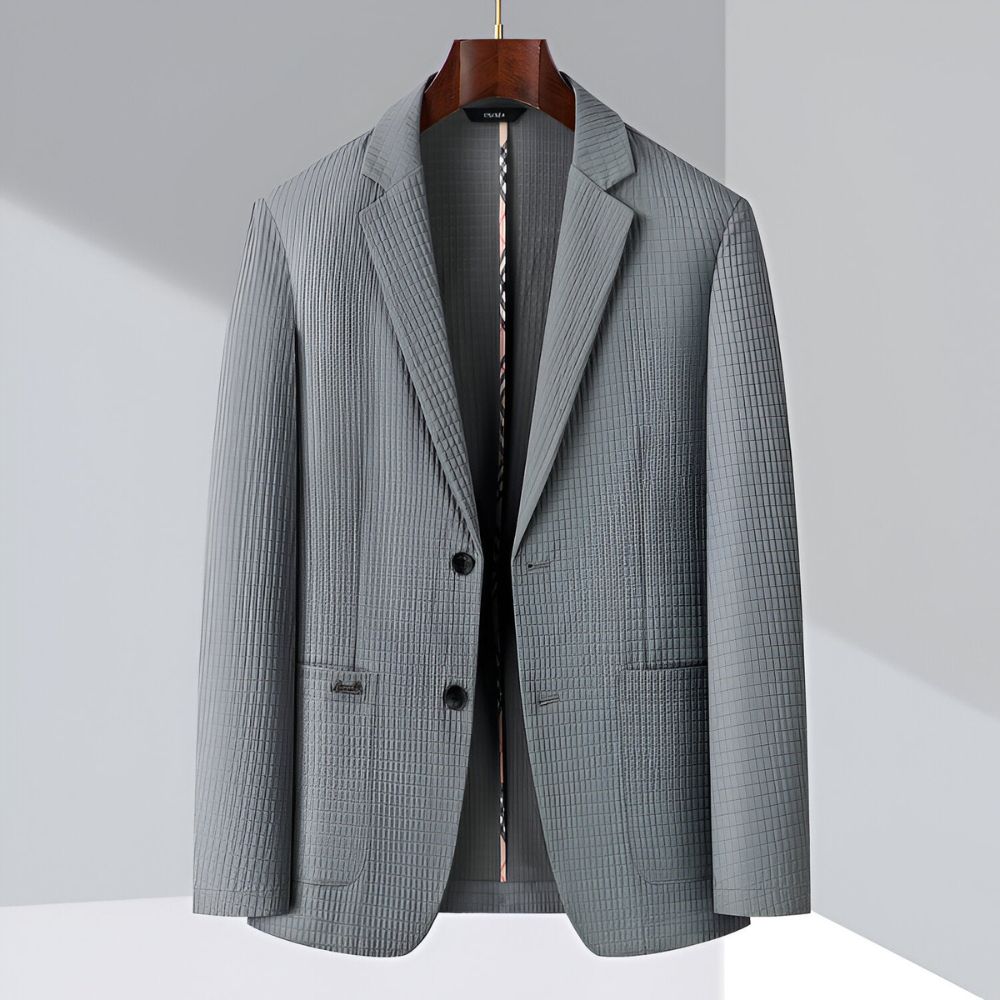 Blazer homme élégant – Veste formelle luxe coupe moderne pour occasions spéciales