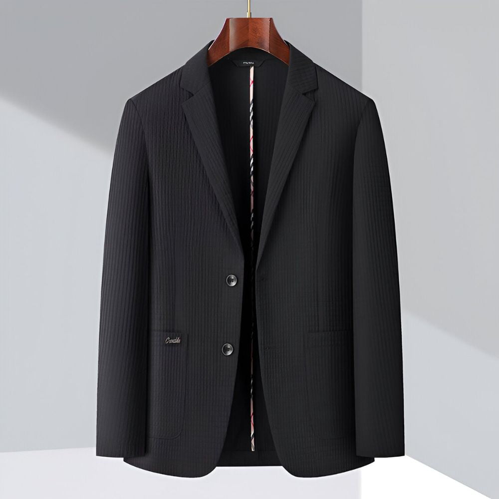 Blazer homme élégant – Veste formelle luxe coupe moderne pour occasions spéciales