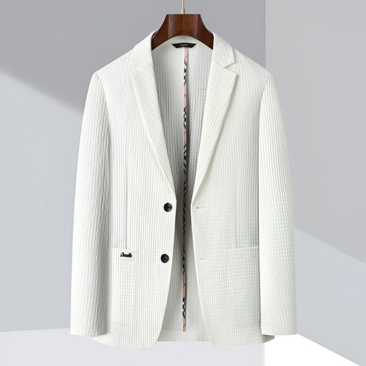 Blazer homme élégant – Veste formelle luxe coupe moderne pour occasions spéciales