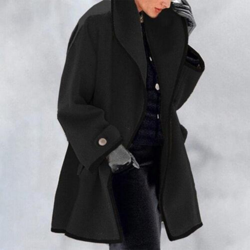 Manteau d'hiver femme – Manteau luxe chaud et élégant en laine