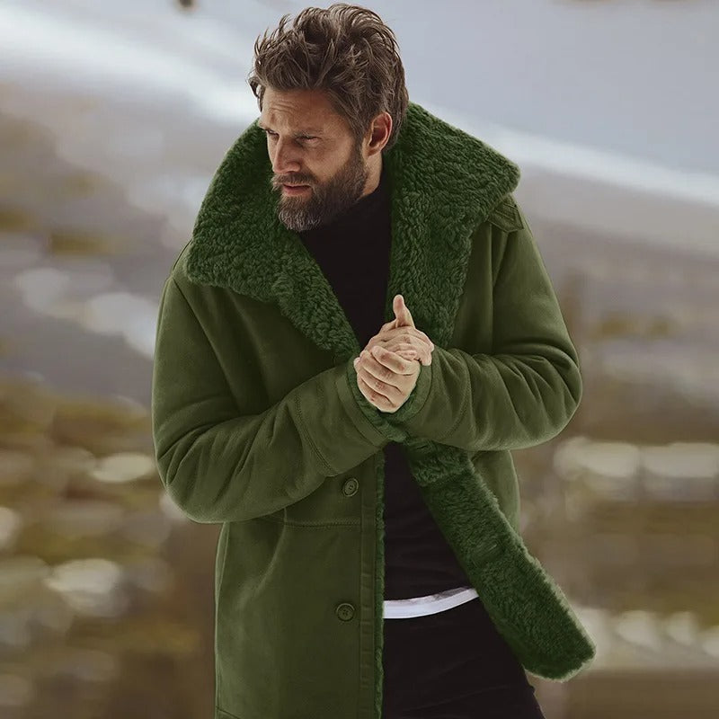 Veste d'hiver homme – Manteau épais et luxueux chaud