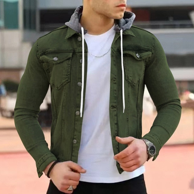 Veste légère homme – Veste moderne avec capuche et coupe ajustée