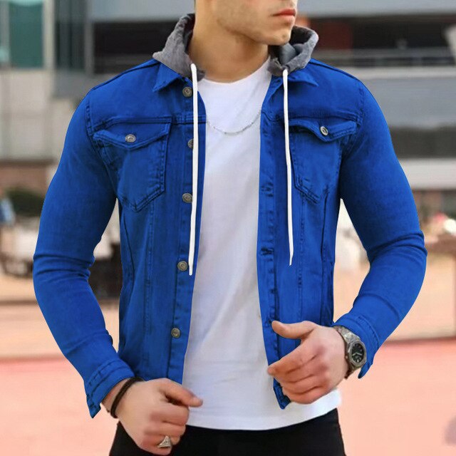 Veste légère homme – Veste moderne avec capuche et coupe ajustée