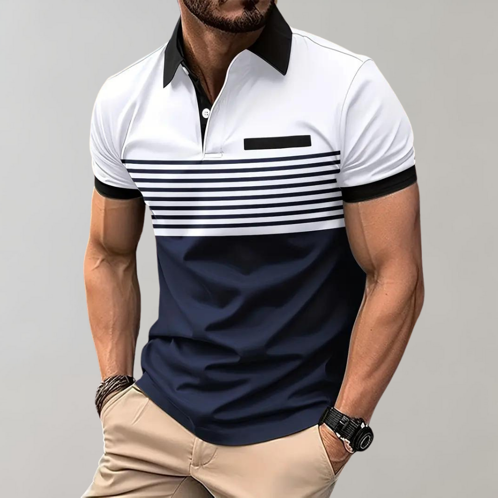 Polo d'été homme – T-shirt doux et moderne en coton léger