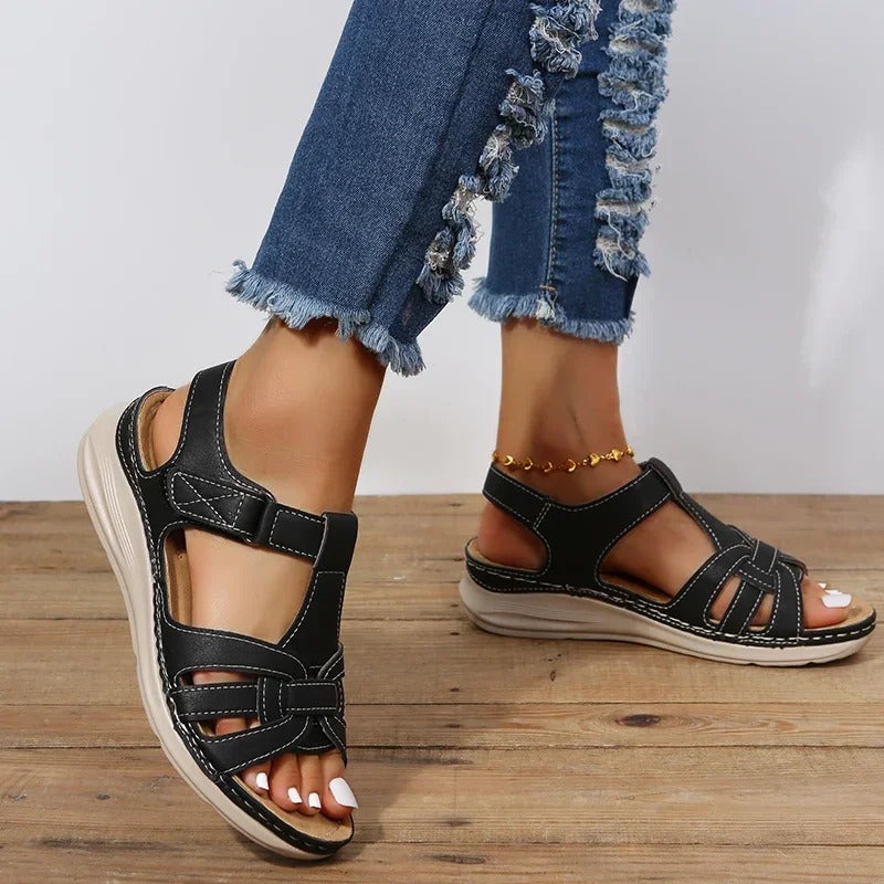 Sandales cuir femme – Sandales tendance confortables et élégantes