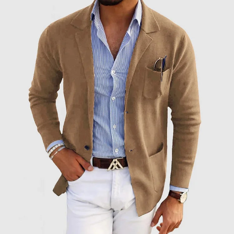 Blazer décontracté en laine – Veste chic pour homme élégante et confortable