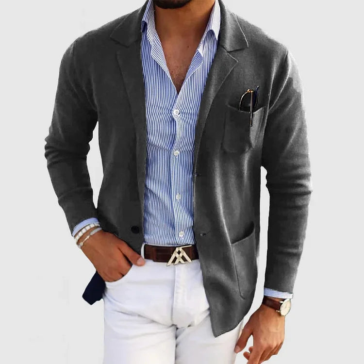 Blazer décontracté en laine – Veste chic pour homme élégante et confortable