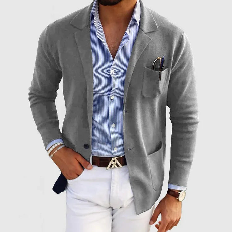 Blazer décontracté en laine – Veste chic pour homme élégante et confortable