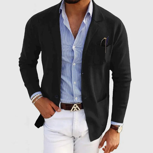 Blazer décontracté en laine – Veste chic pour homme élégante et confortable