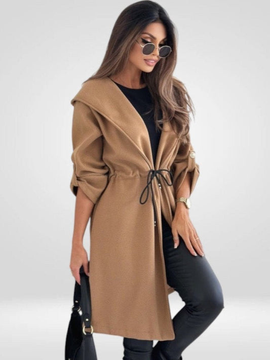 Manteau élégant femme – Manteau à capuche chic et tendance