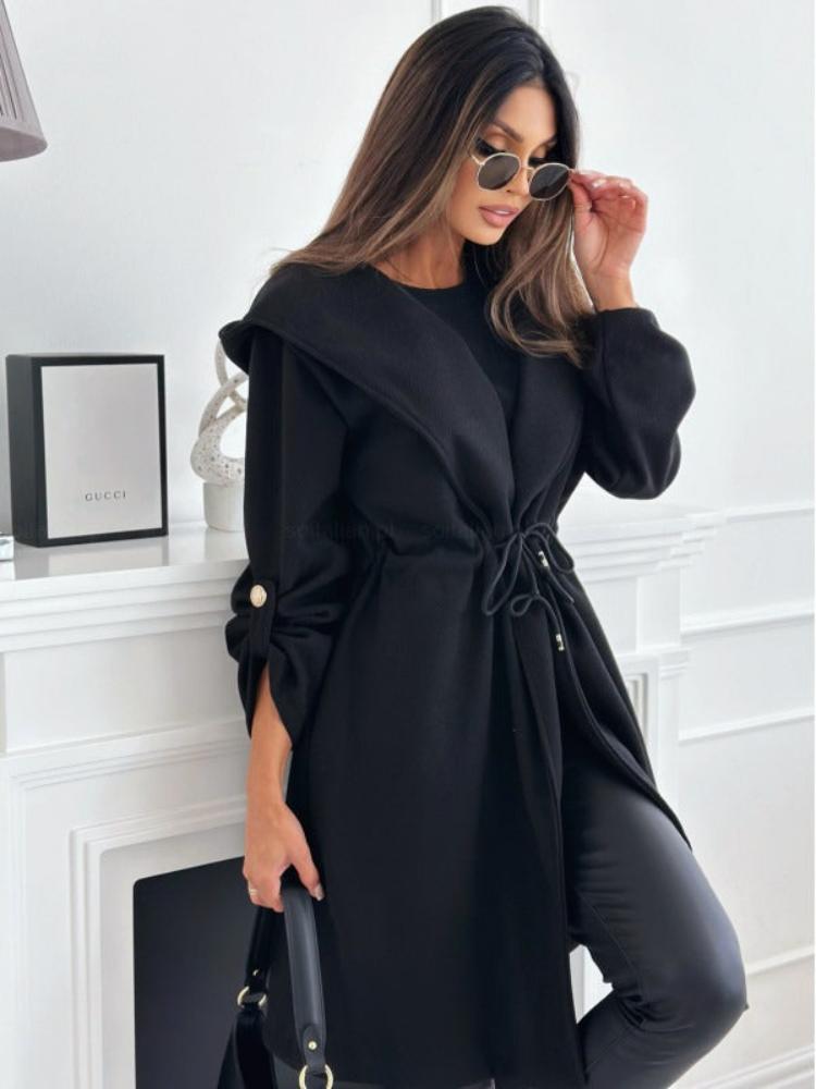 Manteau élégant femme – Manteau à capuche chic et tendance