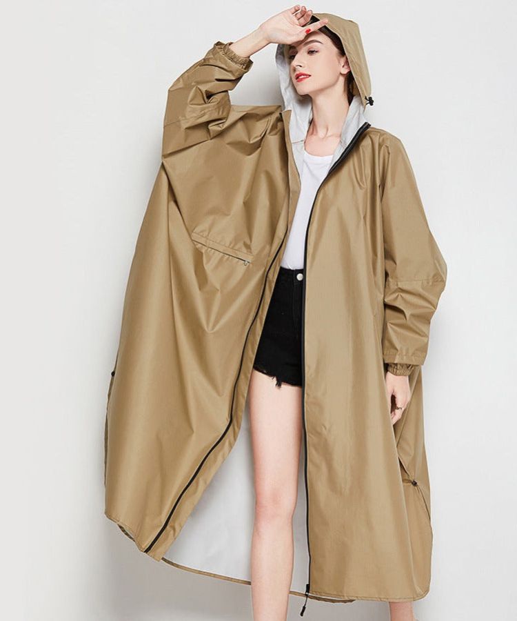 Manteau de pluie femme – Veste à capuche tendance et imperméable