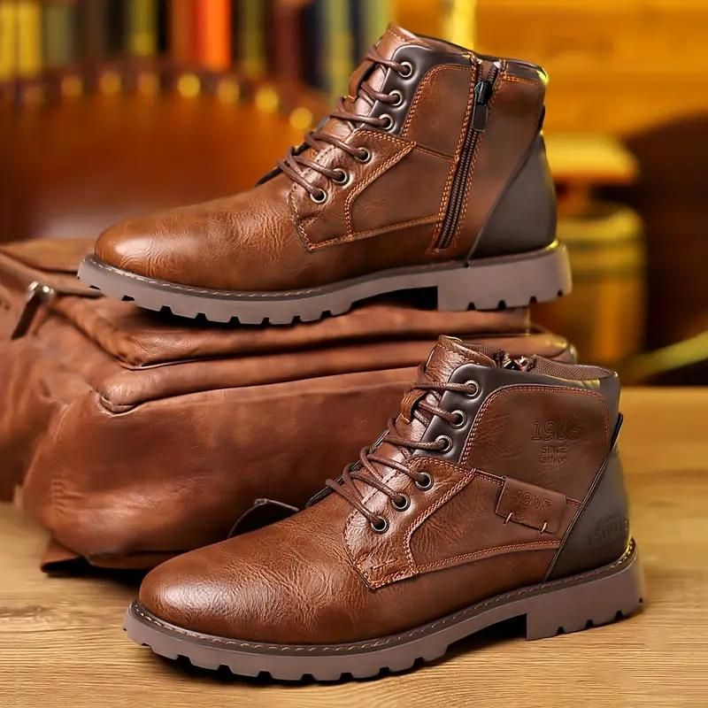 Bottes cuir homme – Bottes premium élégantes et confortables