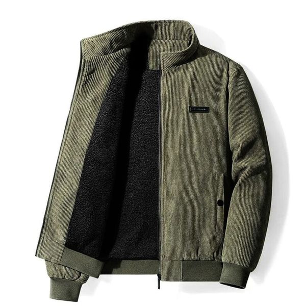 Veste en velours homme – Veste rétro doublure Sherpa chaude