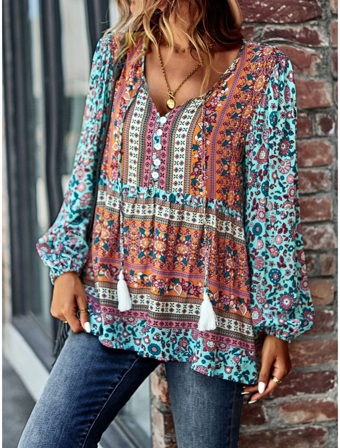 Blouse d'été femme – Élégante blouse boho légère et fluide