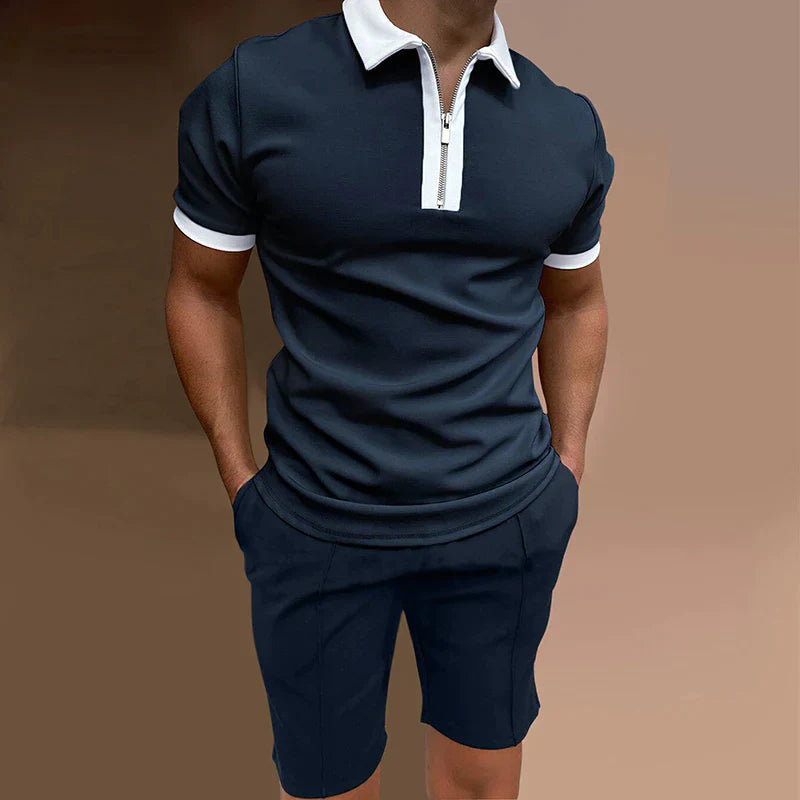 Chemise élégante homme – Chemise d'été chic et short assorti