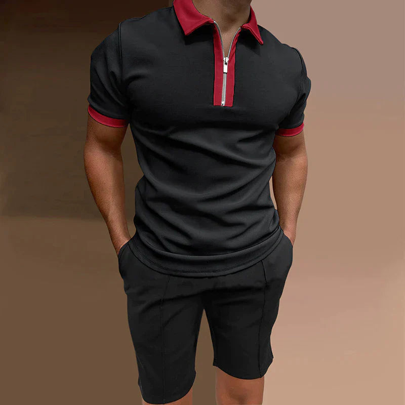 Chemise élégante homme – Chemise d'été chic et short assorti