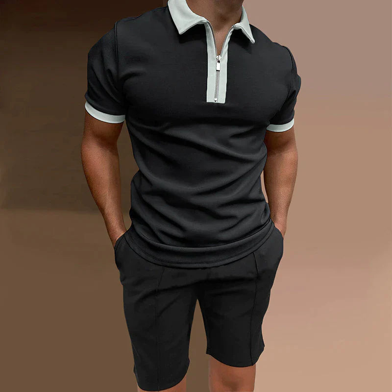 Chemise élégante homme – Chemise d'été chic et short assorti