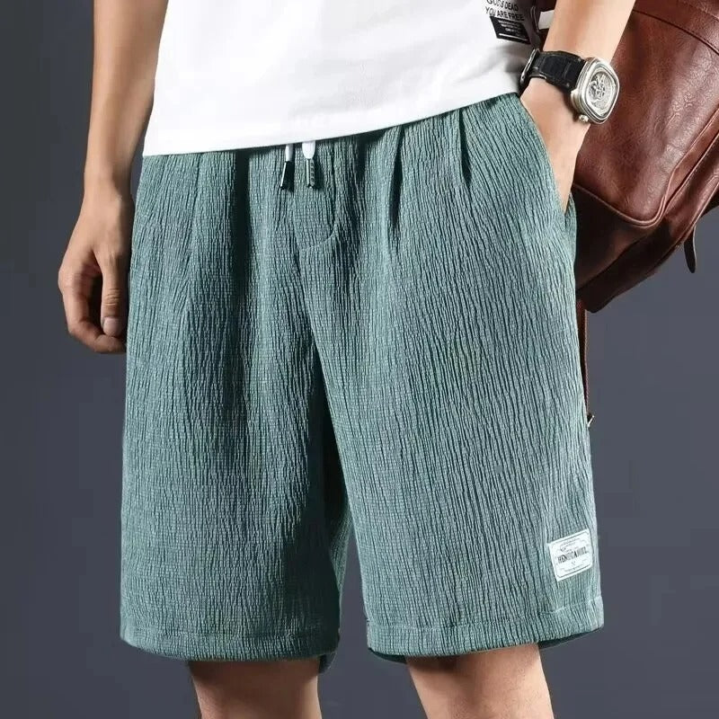 Shorts d'été lin homme – Pantalon léger et confortable pour vacances