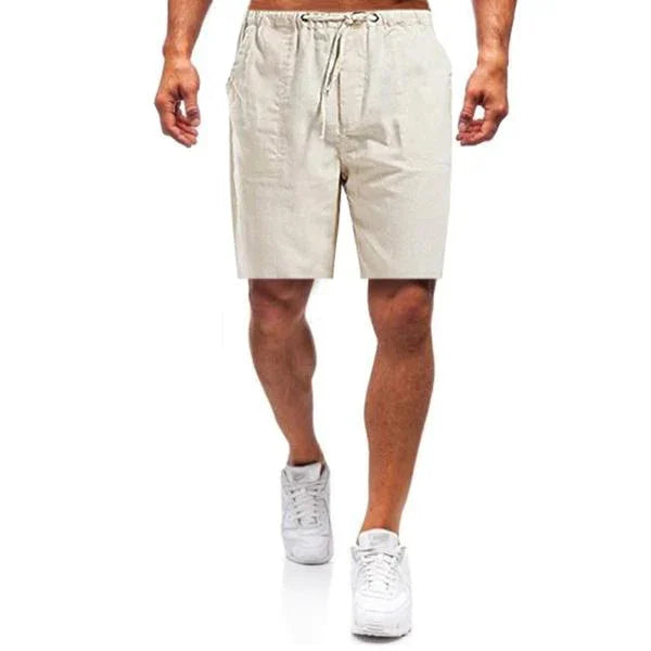 Shorts en lin été – Mode tendance homme léger et confortable