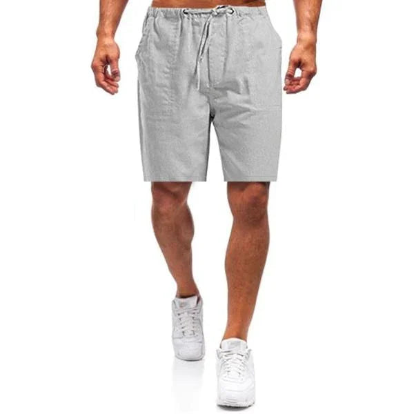 Shorts en lin été – Mode tendance homme léger et confortable