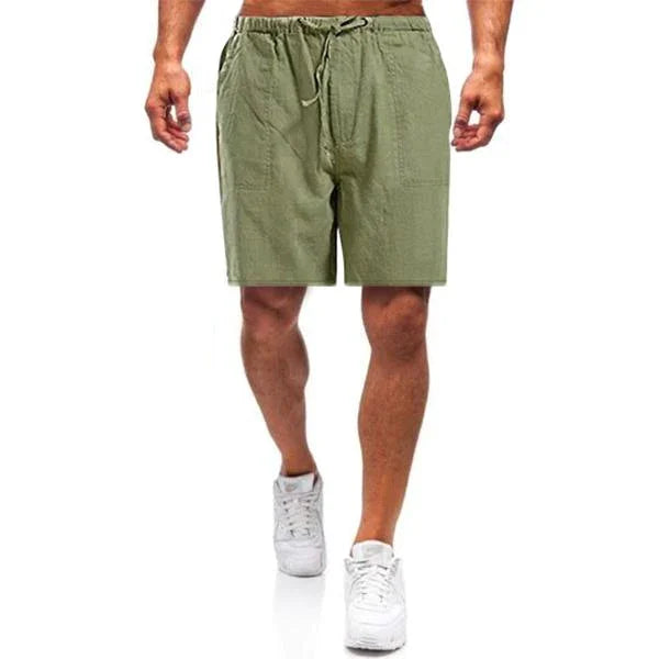 Shorts en lin été – Mode tendance homme léger et confortable