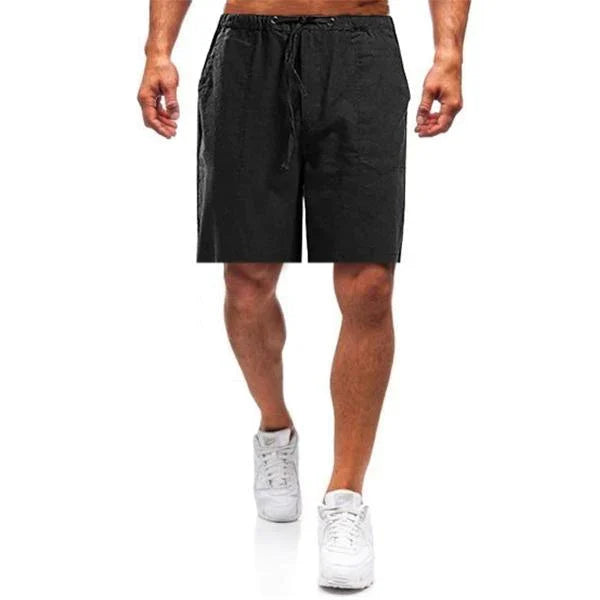 Shorts en lin été – Mode tendance homme léger et confortable