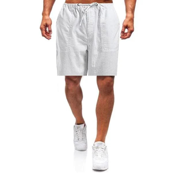 Shorts en lin été – Mode tendance homme léger et confortable