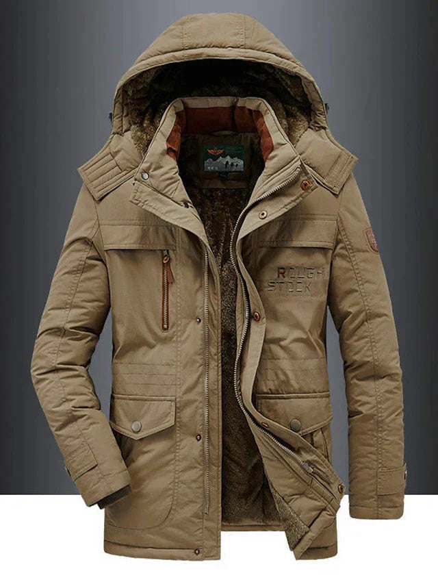 Veste d'hiver homme – Manteau élégant avec capuche isolante et style moderne