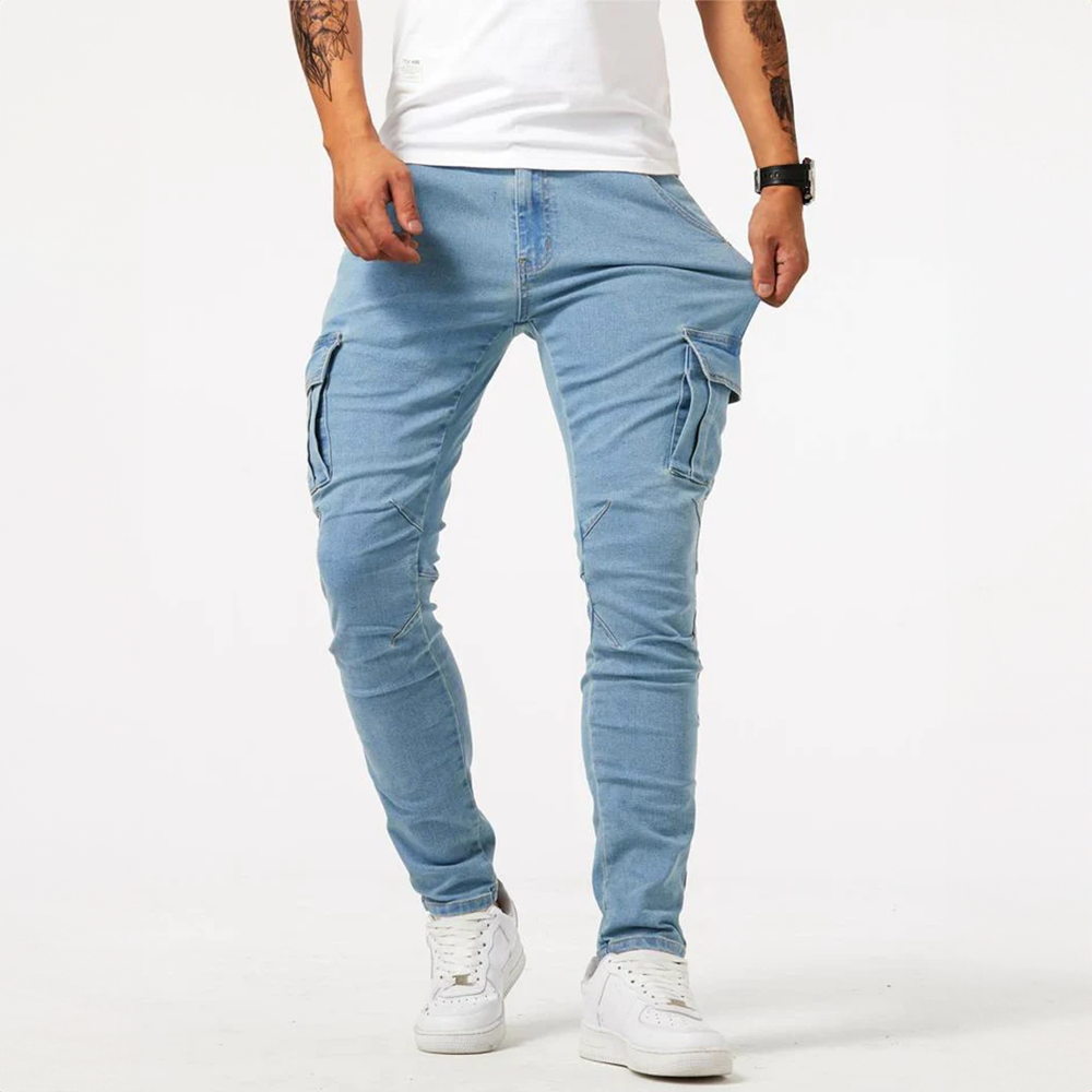 Pantalon cargo été homme – Jeans stylés légers et confortables