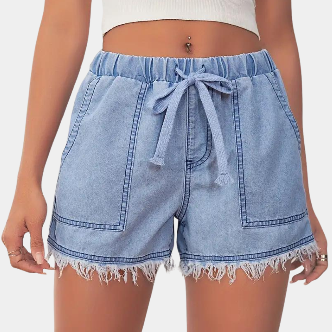 Shorts en denim été – Denim stylé pour femme, coupe tendance