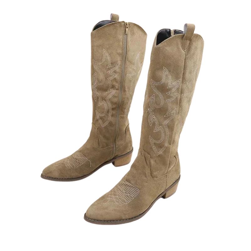 Bottes cowboy femme – Bottes élégantes en cuir pour look chic