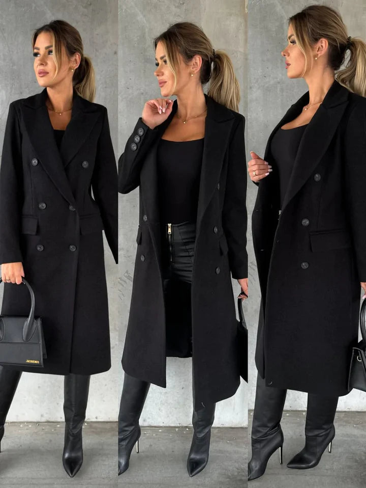 Manteau d'hiver femme – Manteau long stylé et chaud pour l'hiver