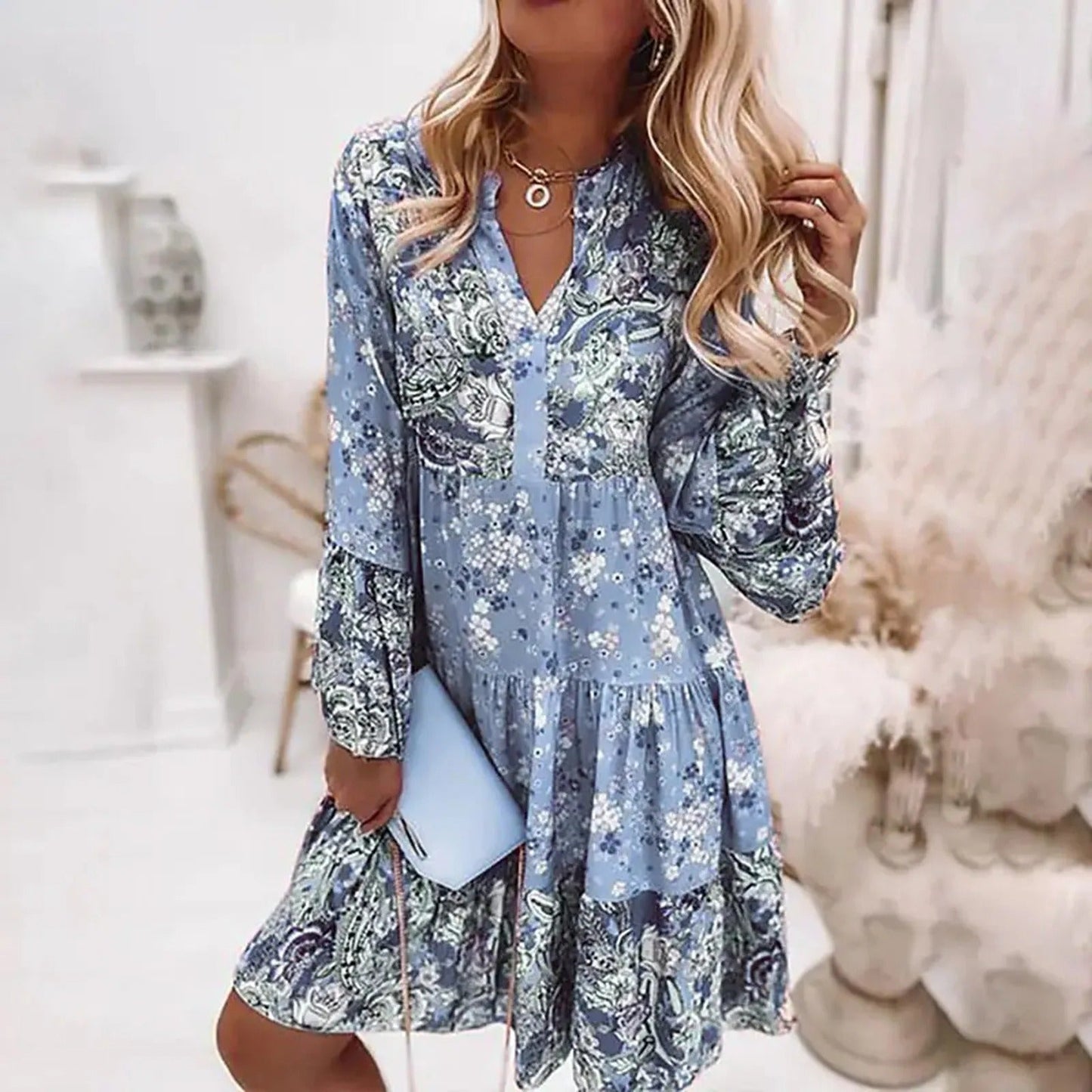 Robe d'été femme – Robe fluide élégante et légère pour occasions spéciales